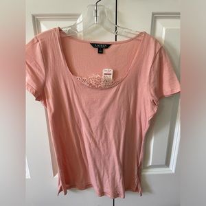 💕Lauren by Ralph Lauren pink t shirt💕